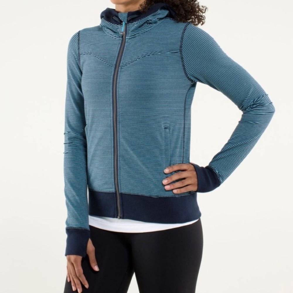 Lululemon Stripe Cozy Hoodie size 6